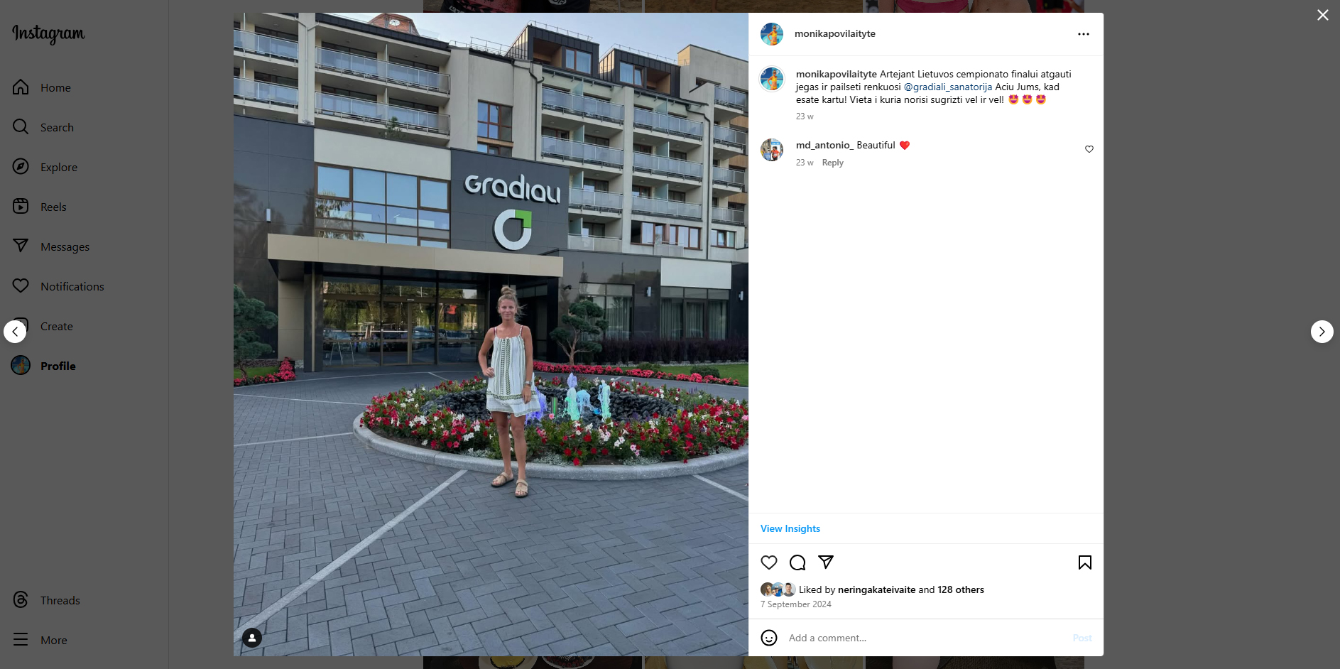 Skelbimai Instagram socialiniame tinkle